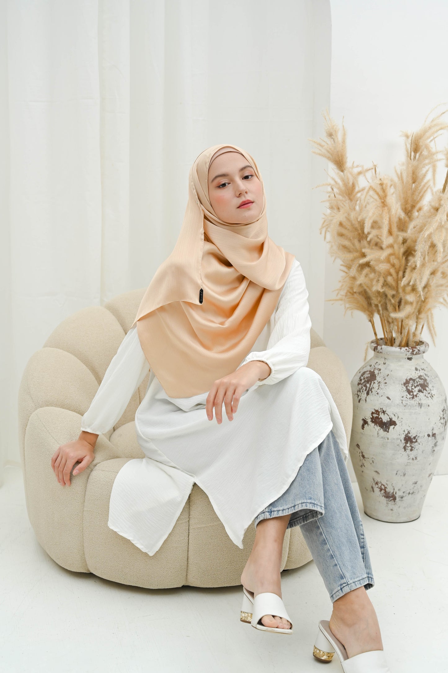 Hijab Cradenza - Couleur Amande