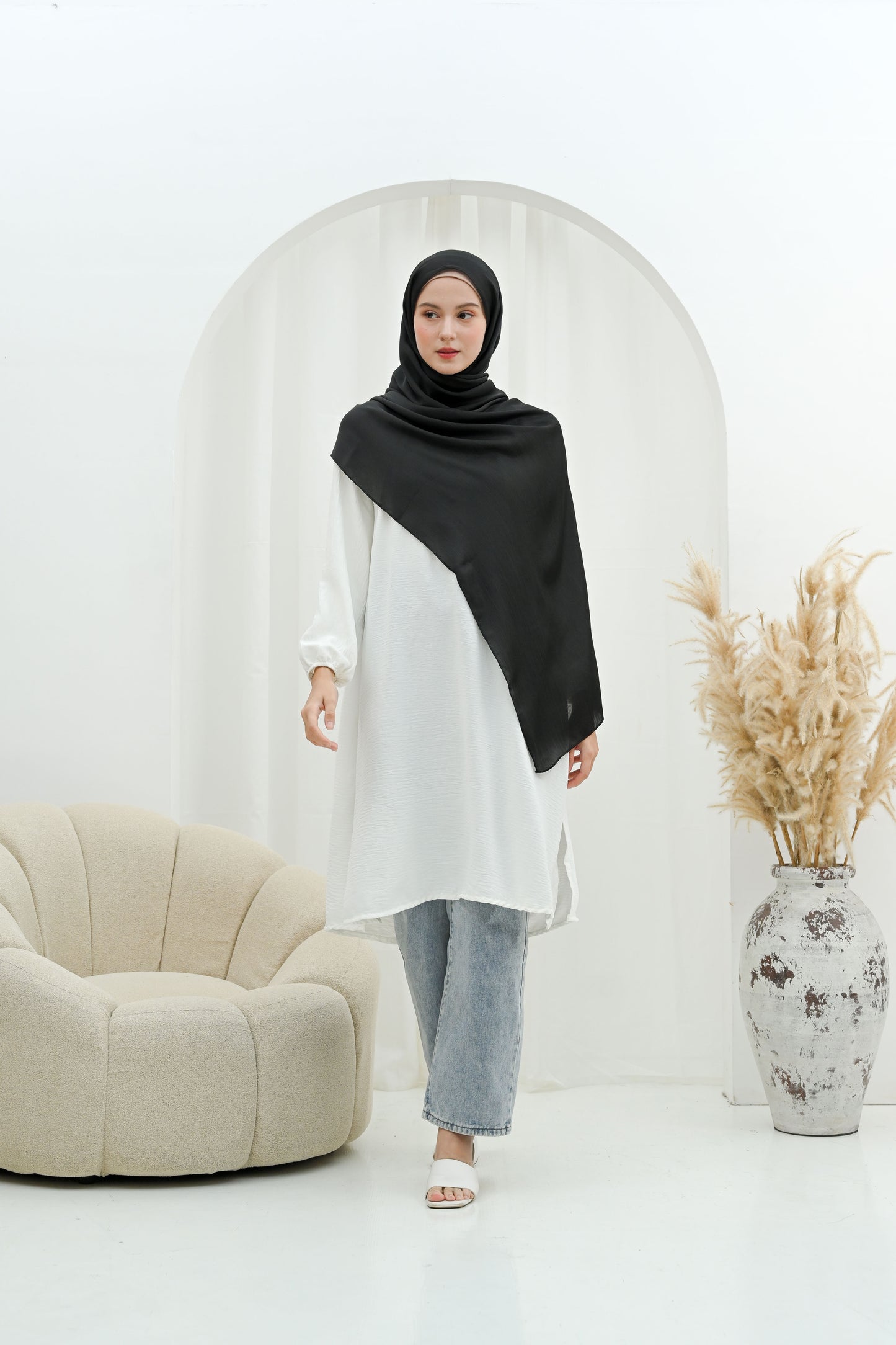 Hijab Cradenza Couleur Noir