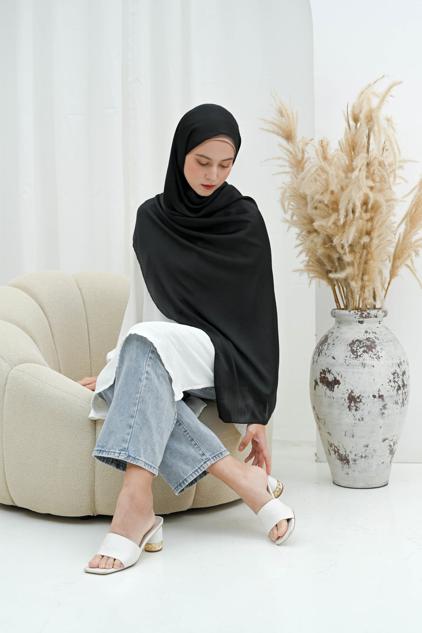Hijab Cradenza Couleur Noir