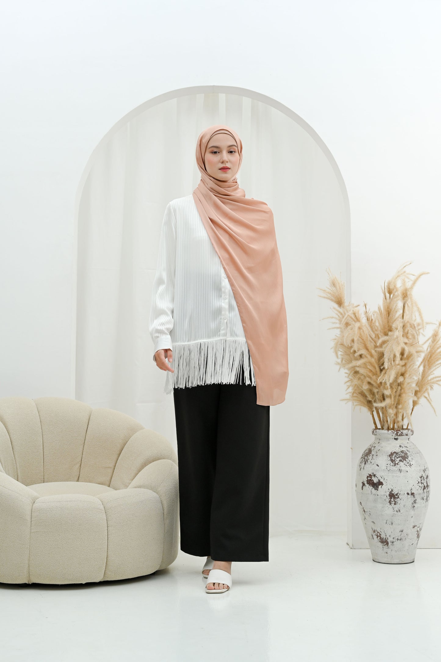 Hijab Cradenza - Couleur Argile