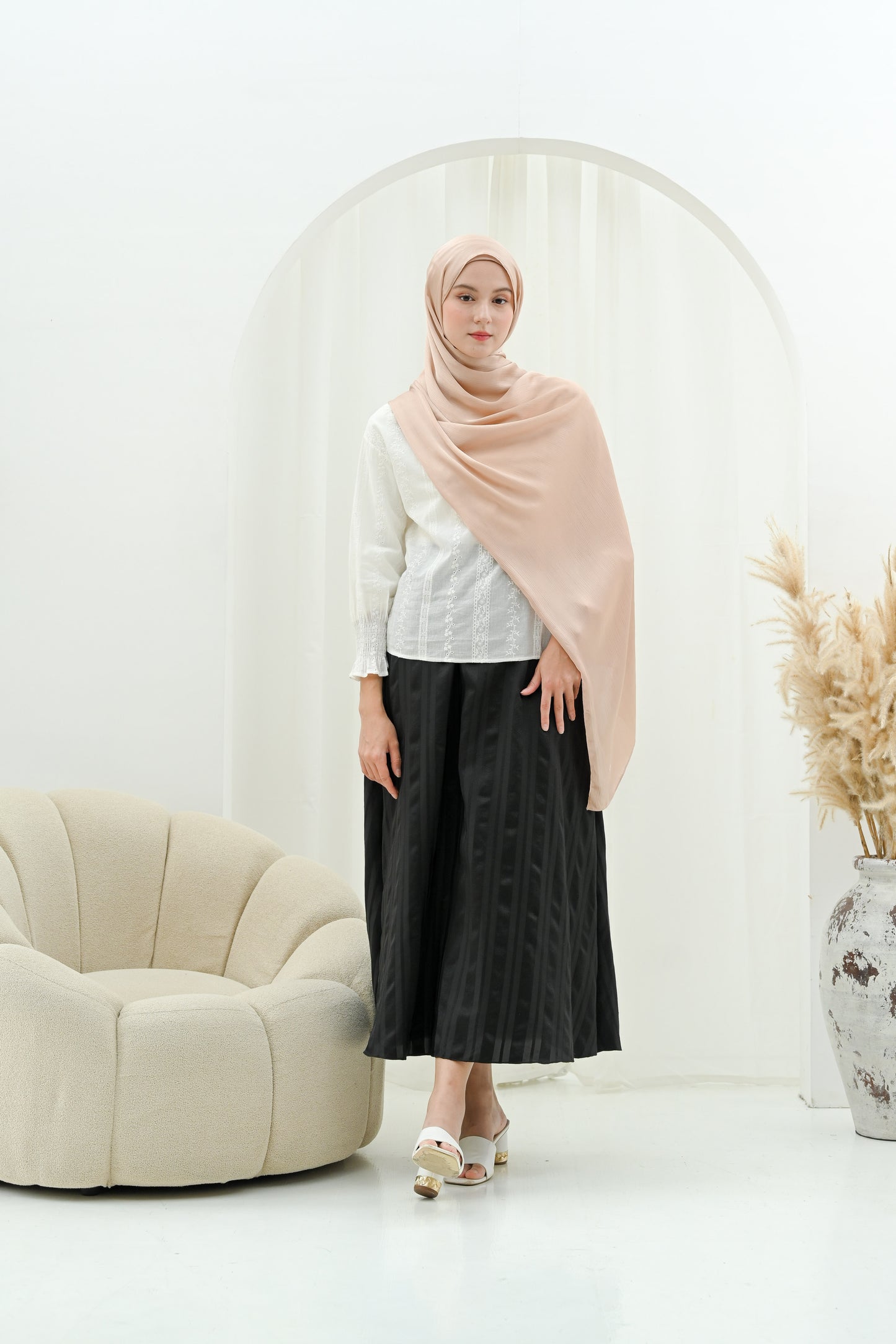 Hijab Cradenza - Couleur Crème