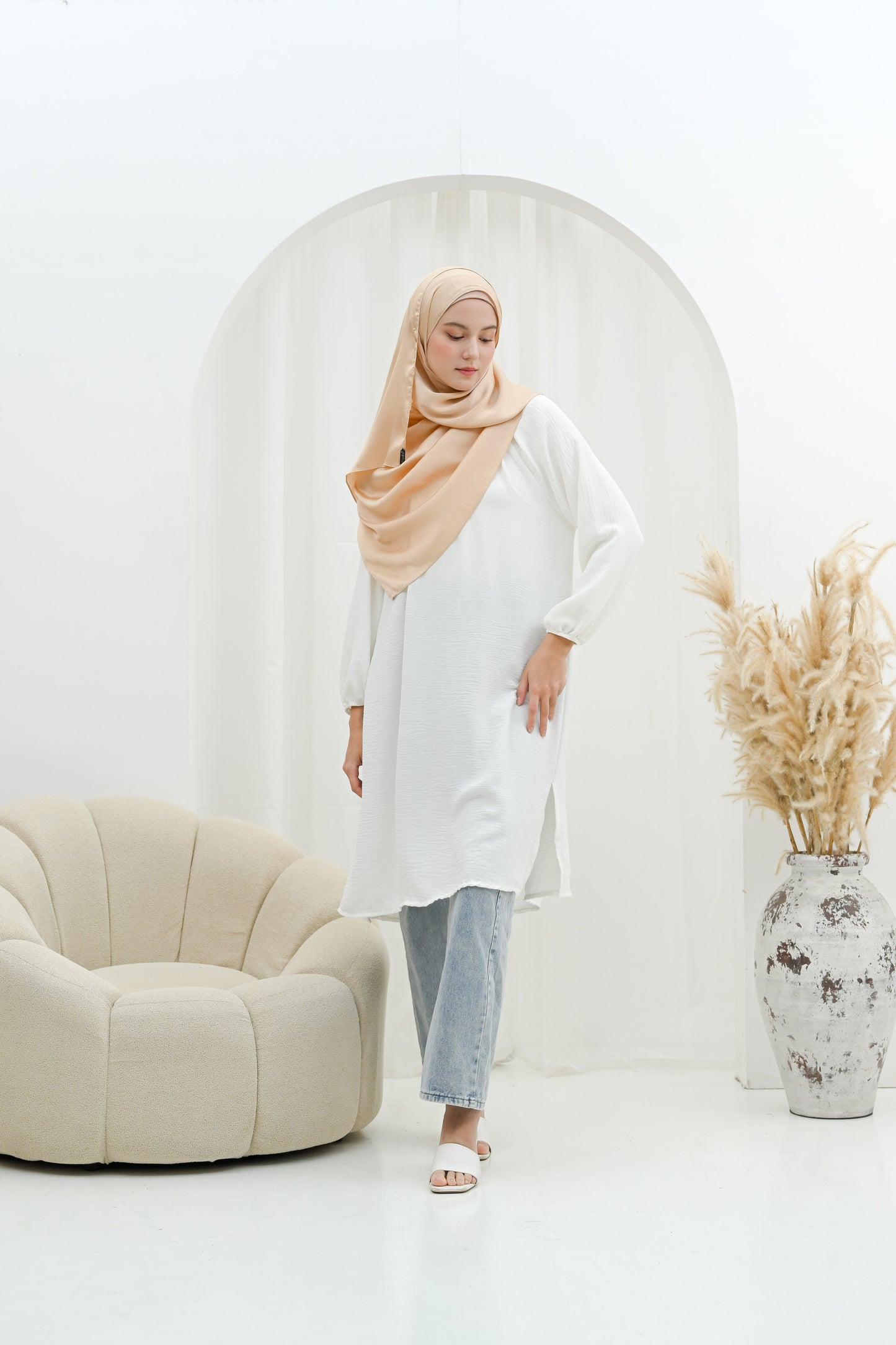 Hijab Cradenza - Couleur Amande