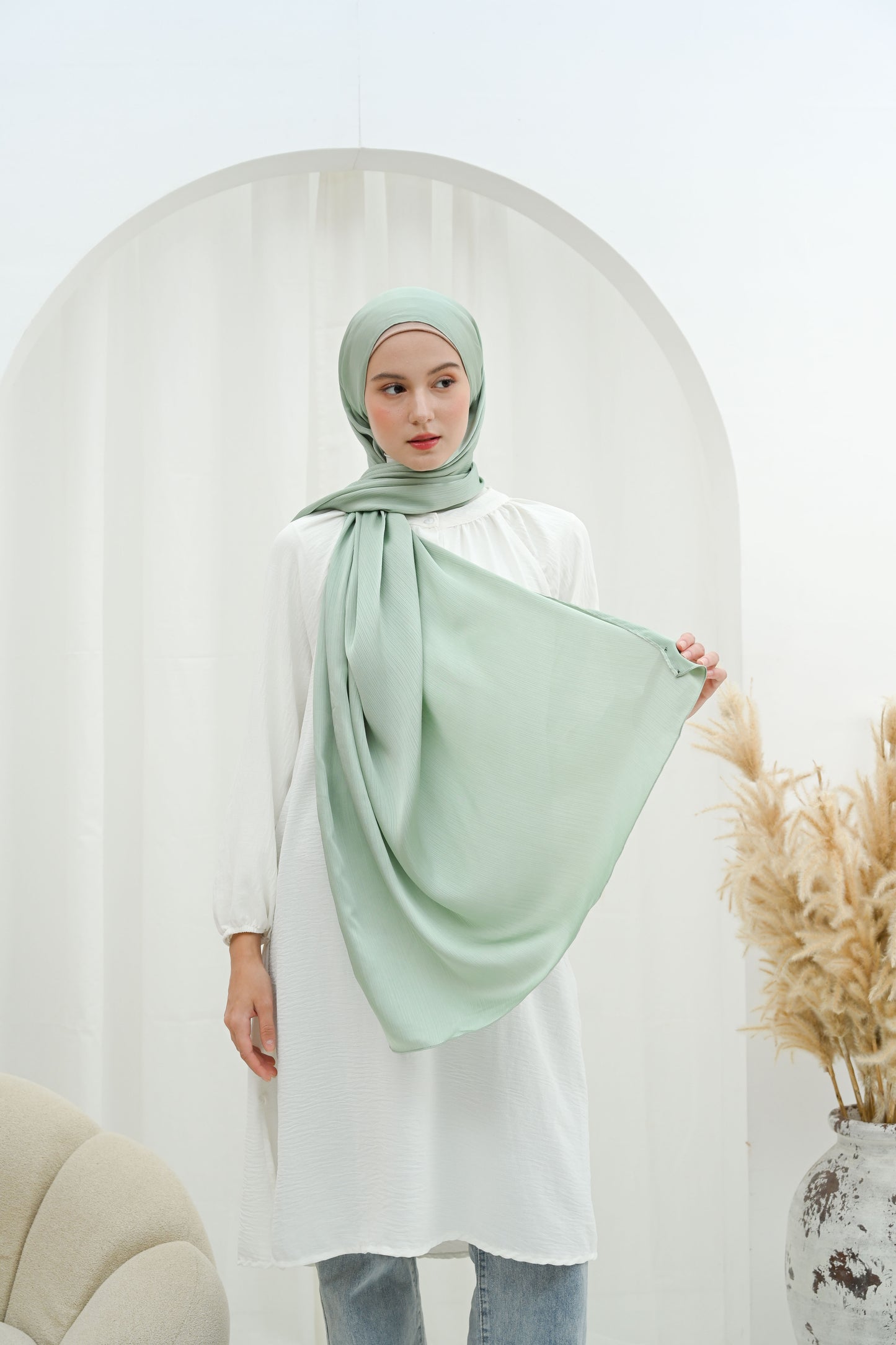 Hijab Cradenza - Couleur Menthe