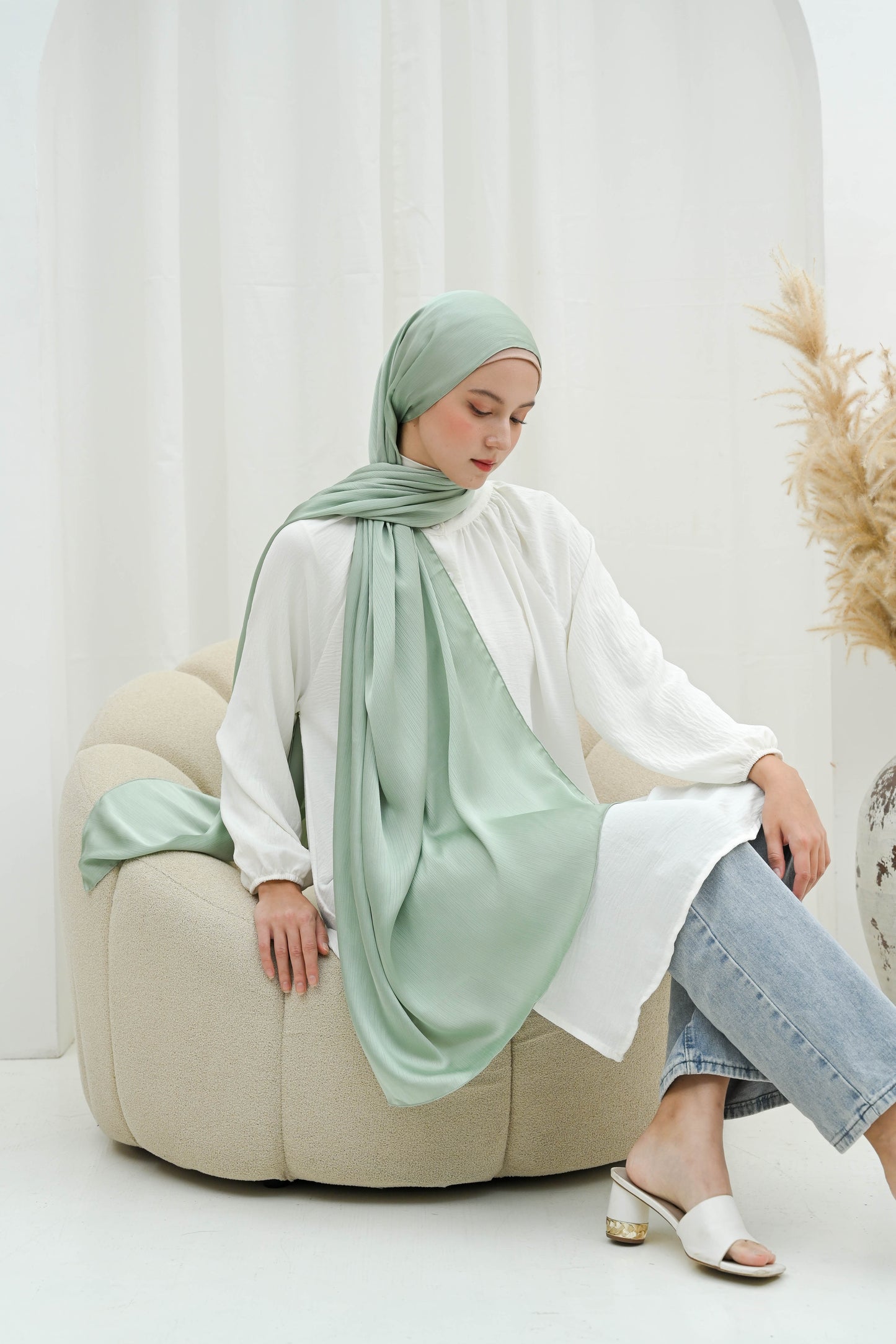Hijab Cradenza - Couleur Menthe