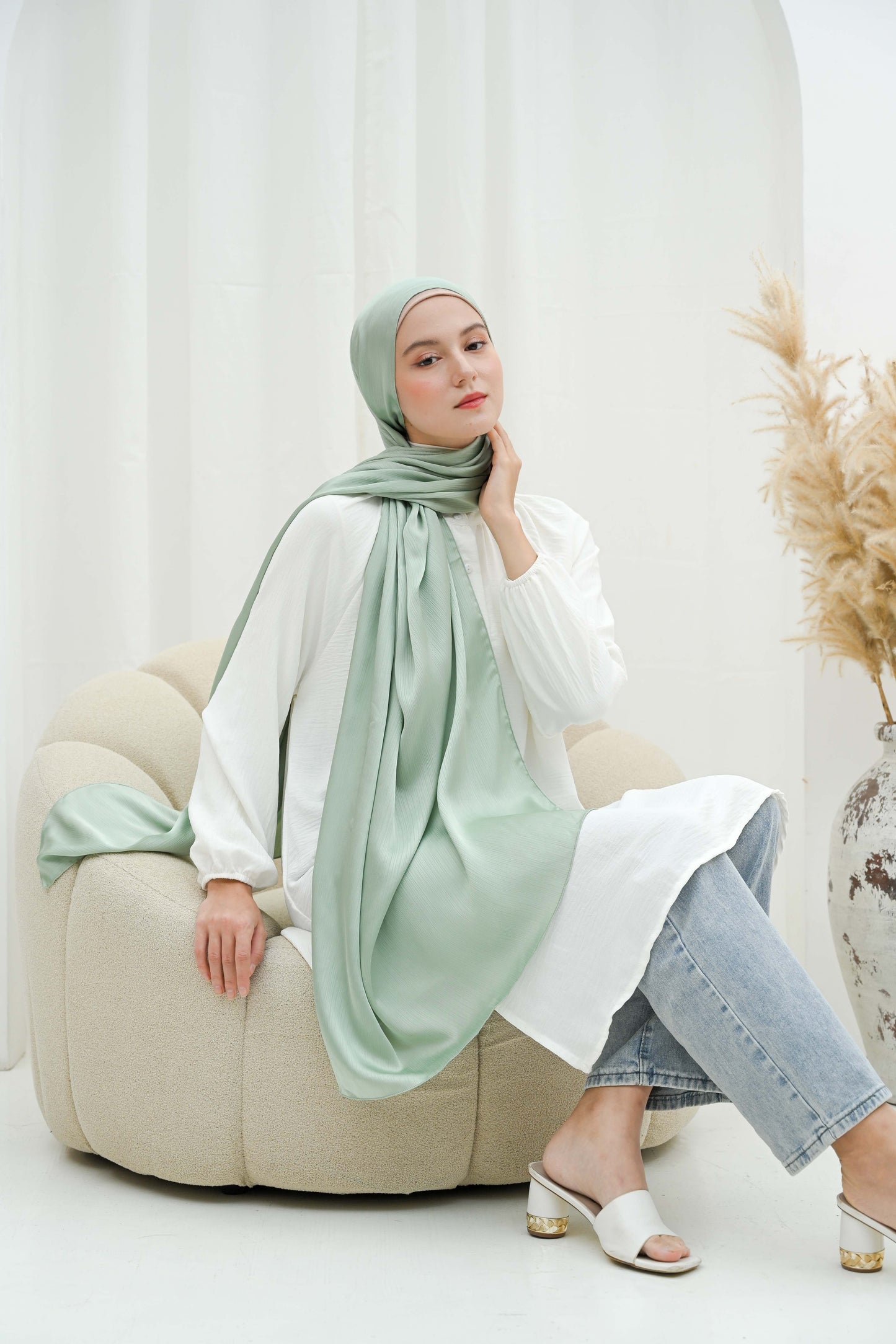 Hijab Cradenza - Couleur Menthe