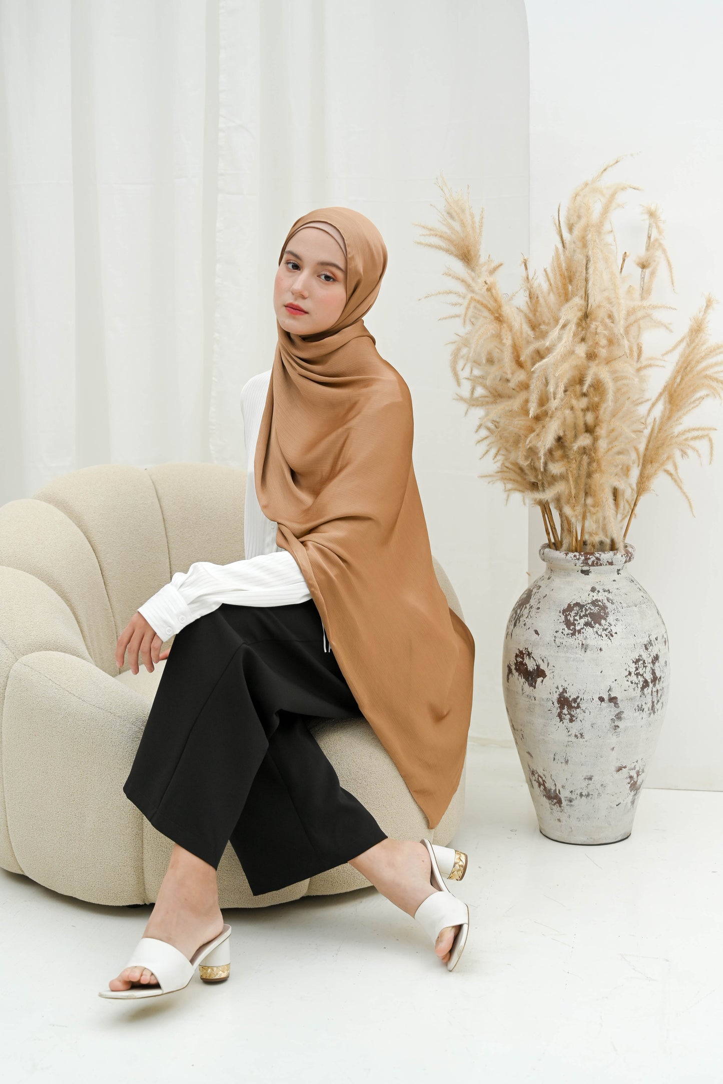 Hijab Cradenza - Couleur Caramel