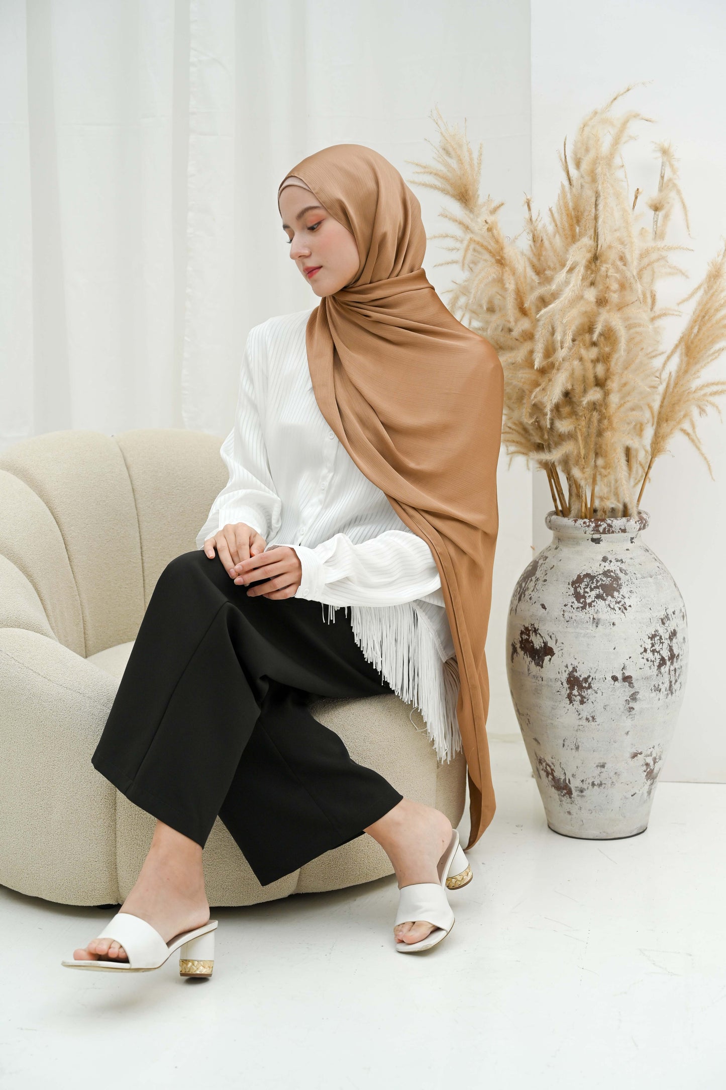 Hijab Cradenza - Couleur Caramel