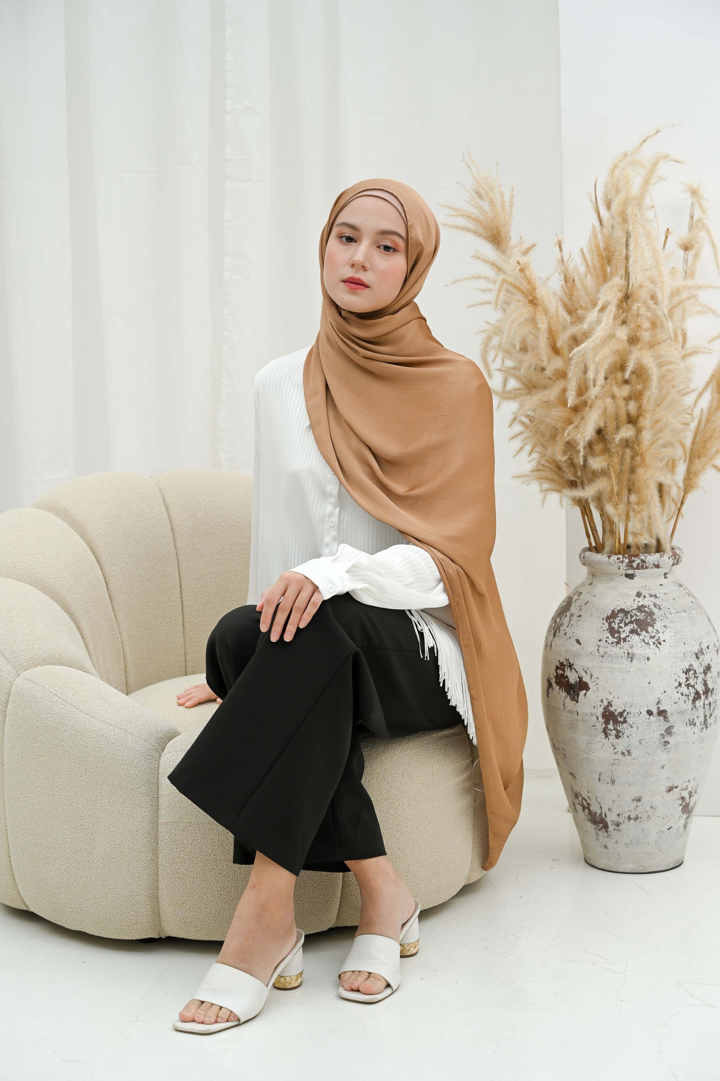 Hijab Cradenza - Couleur Caramel