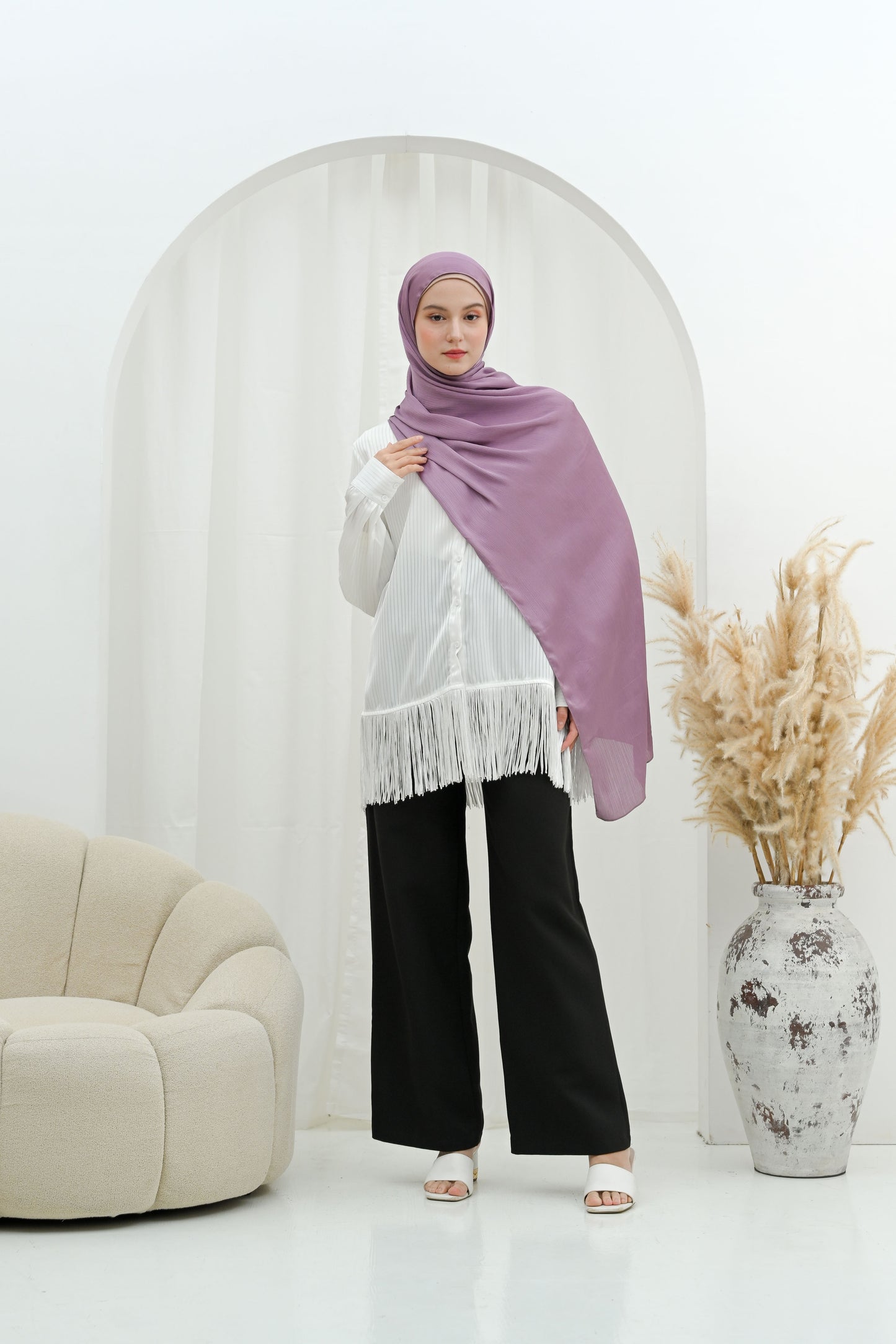 Hijab Cradenza - Couleur Lavande