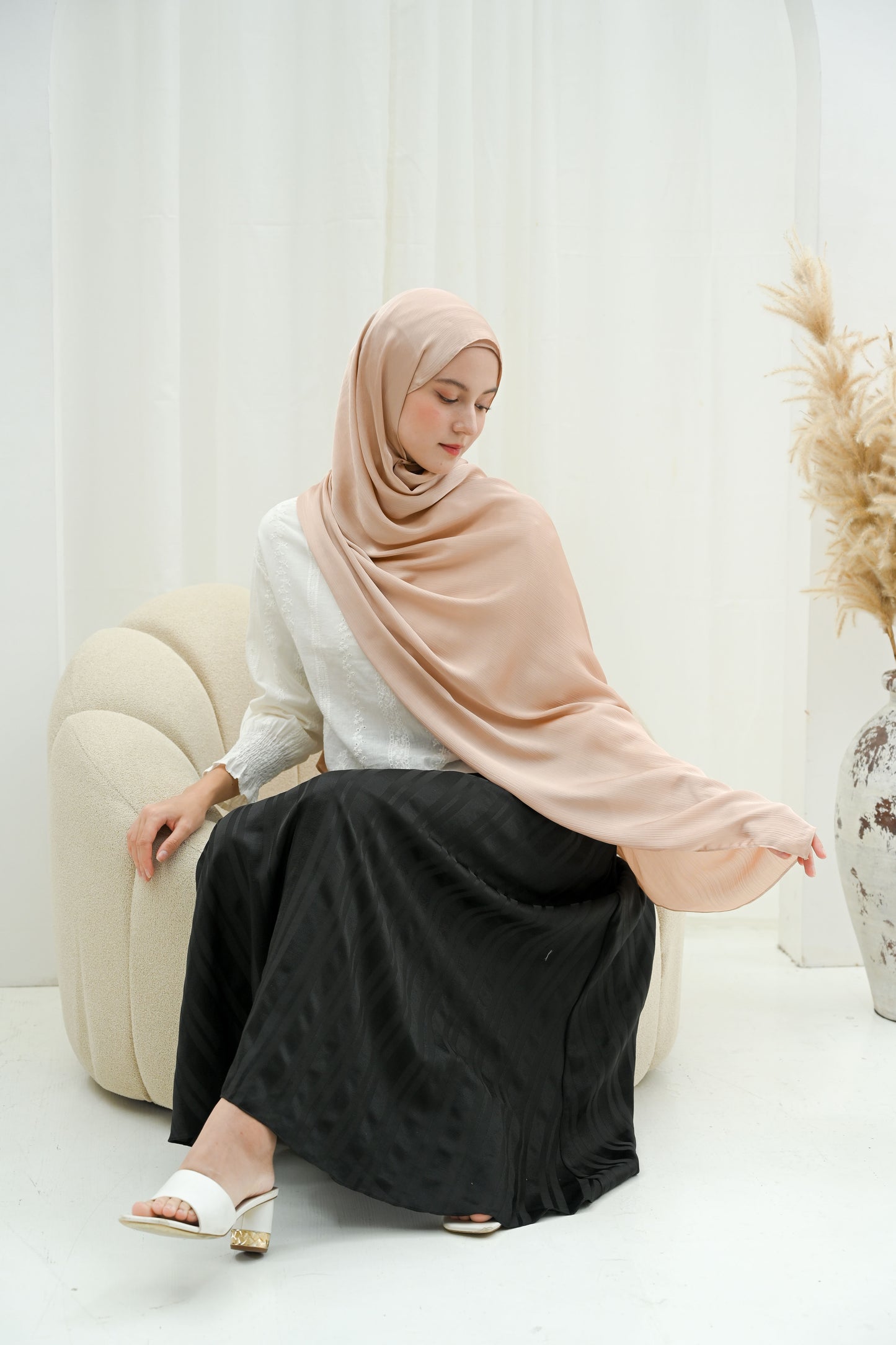 Hijab Cradenza - Couleur Crème